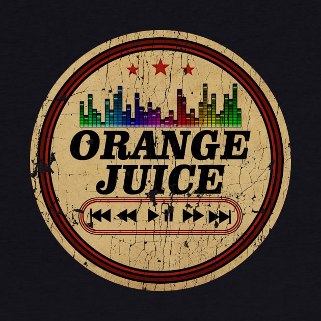 Graphic Orange Juice Name Retro Distressed Cassette Tape Vintage by On Dragon Wings Studios